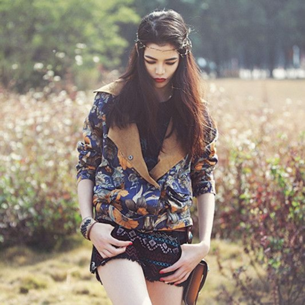 NWOT FLORAL Jacket